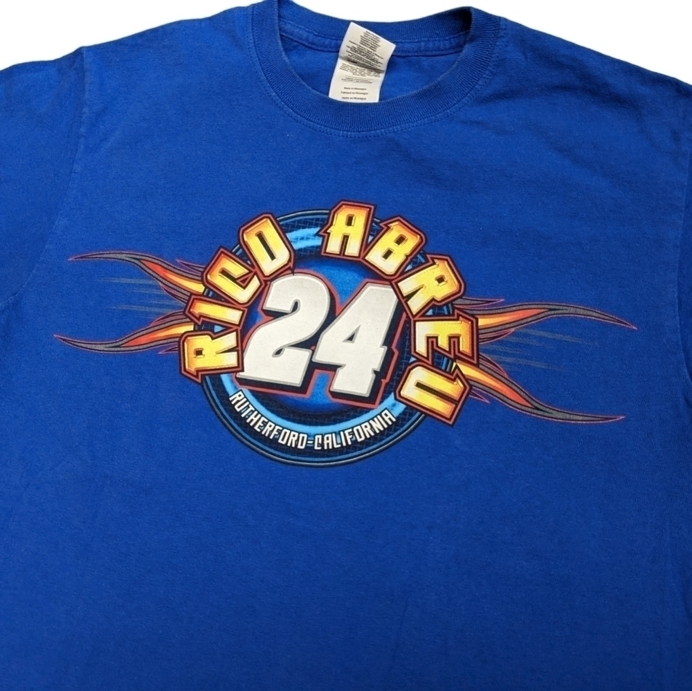 Rico Abreu Men's Shirt Small Driver Racecar Race Sprint Car Fan Midget Winner - Picture 6 of 6